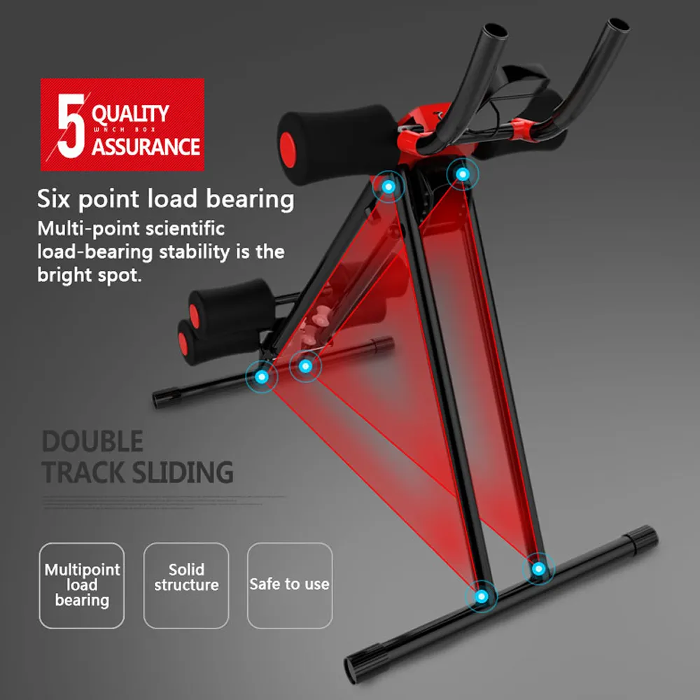 Adjustable 4 Gears Abdominal Trainer Equipment With Led Counter 183604