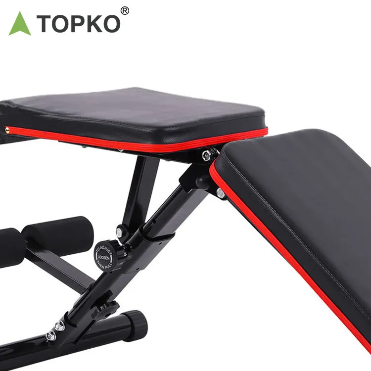 Adjustable Weight Bench, Exercise Bench Press for Home Gym, Fold Equipment Body Gym System,