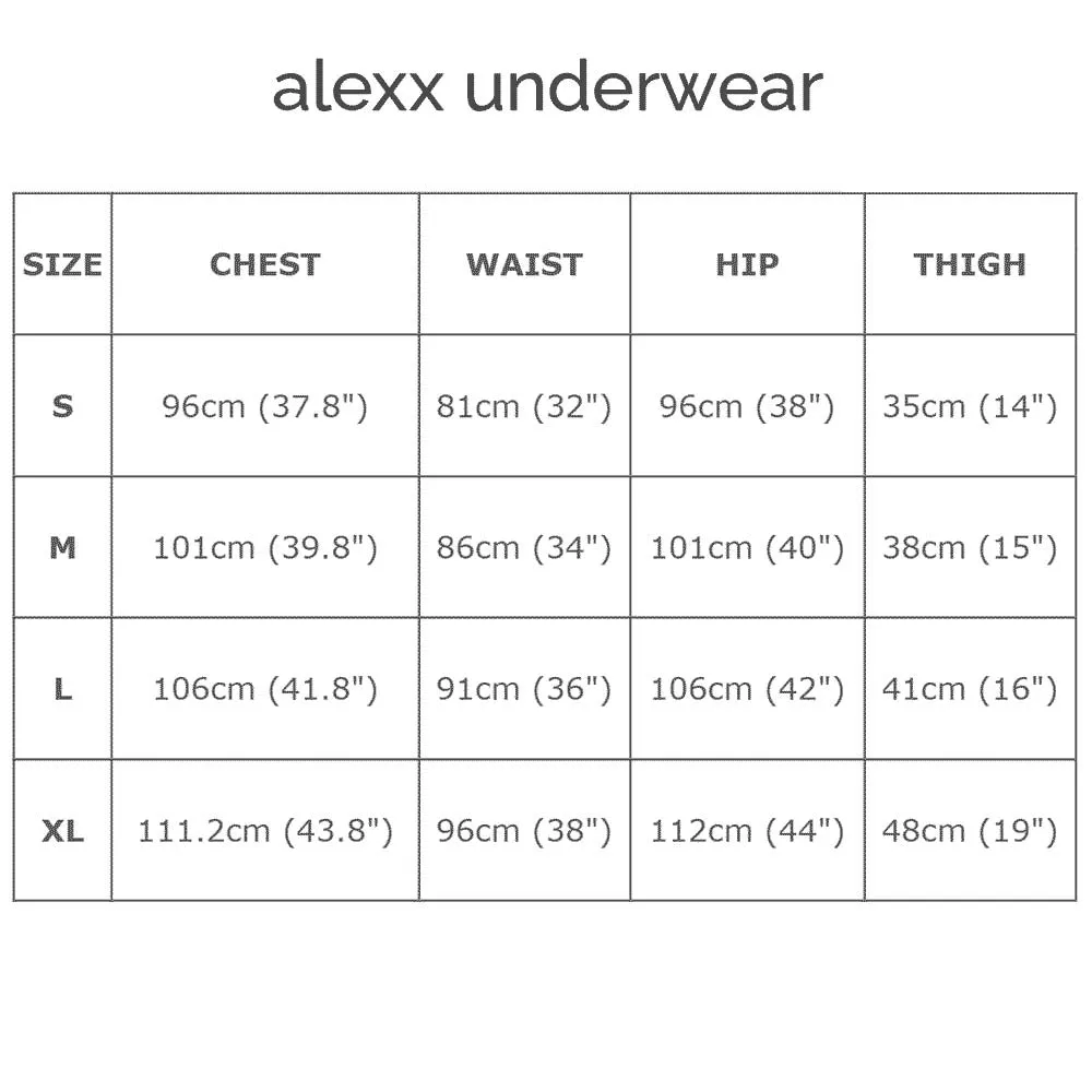 Alexx Underwear Battle Thong Black