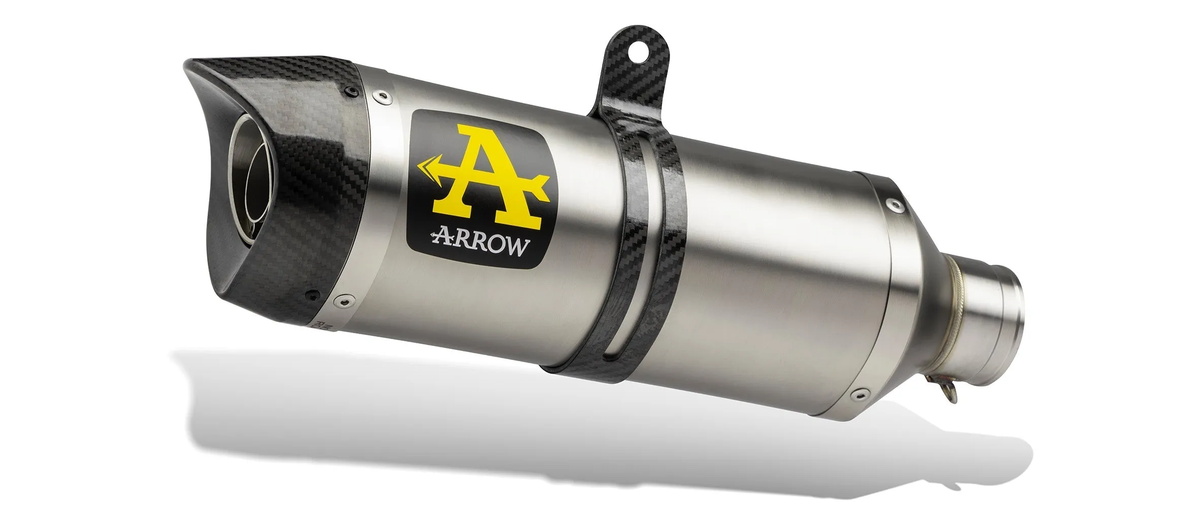 Arrow Homologated Aluminum Silencer With Carbon Endcap  Yamaha Mt-07  21-24  71930ak