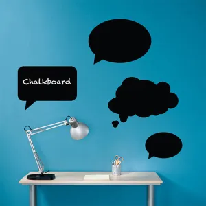 Chalkboard Wall Sticker <br> Speech Bubble