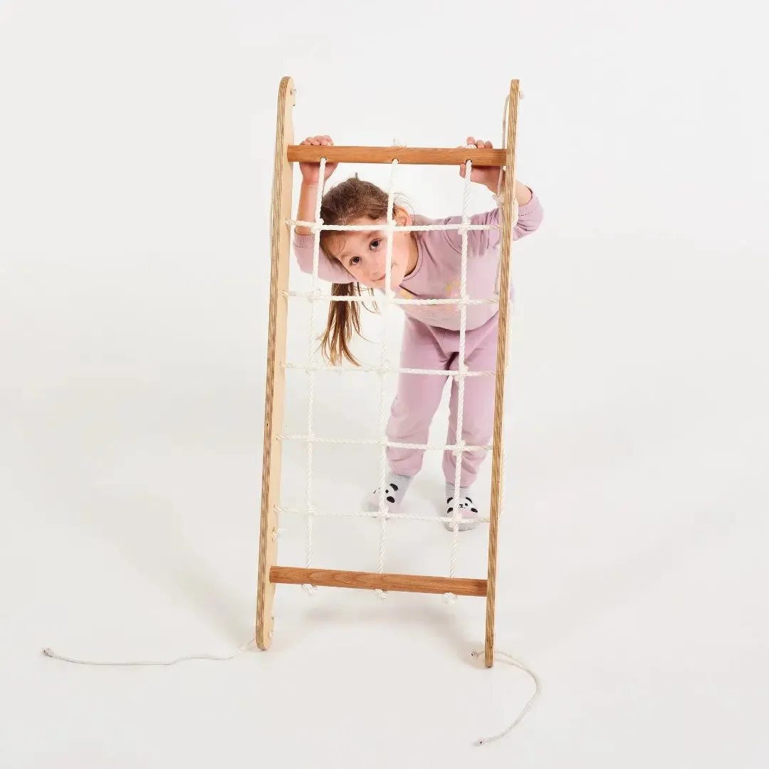 Climbing Net for Triangle Ladder