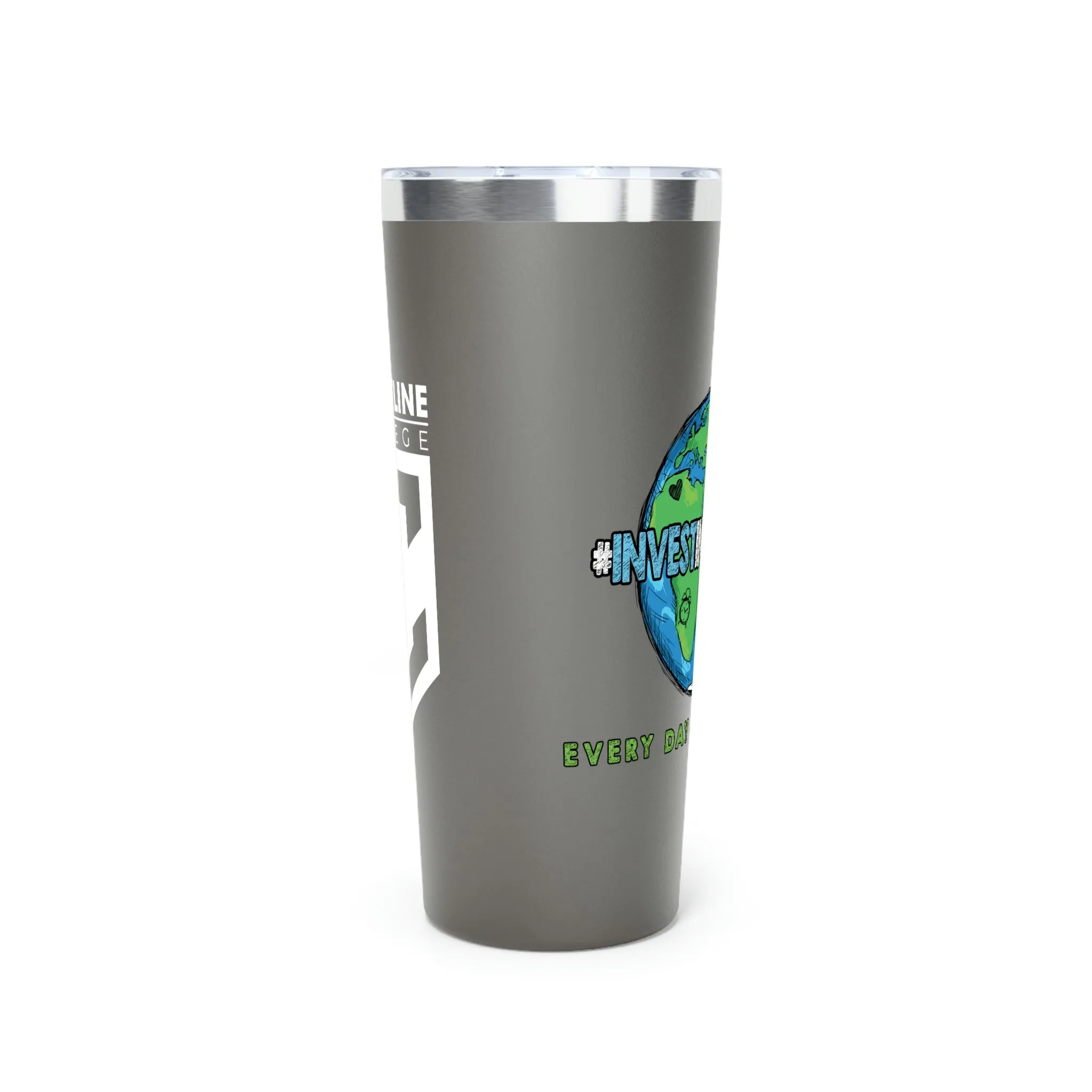 Coastline "Invest In Our Planet" Copper Vacuum Insulated Tumbler, 22oz