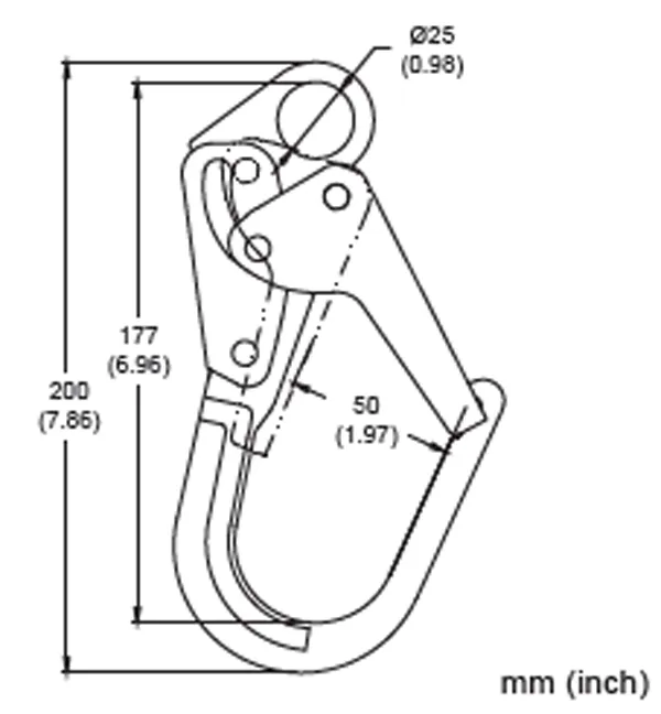 French Creek Steel Locking Rebar Snaphook 69