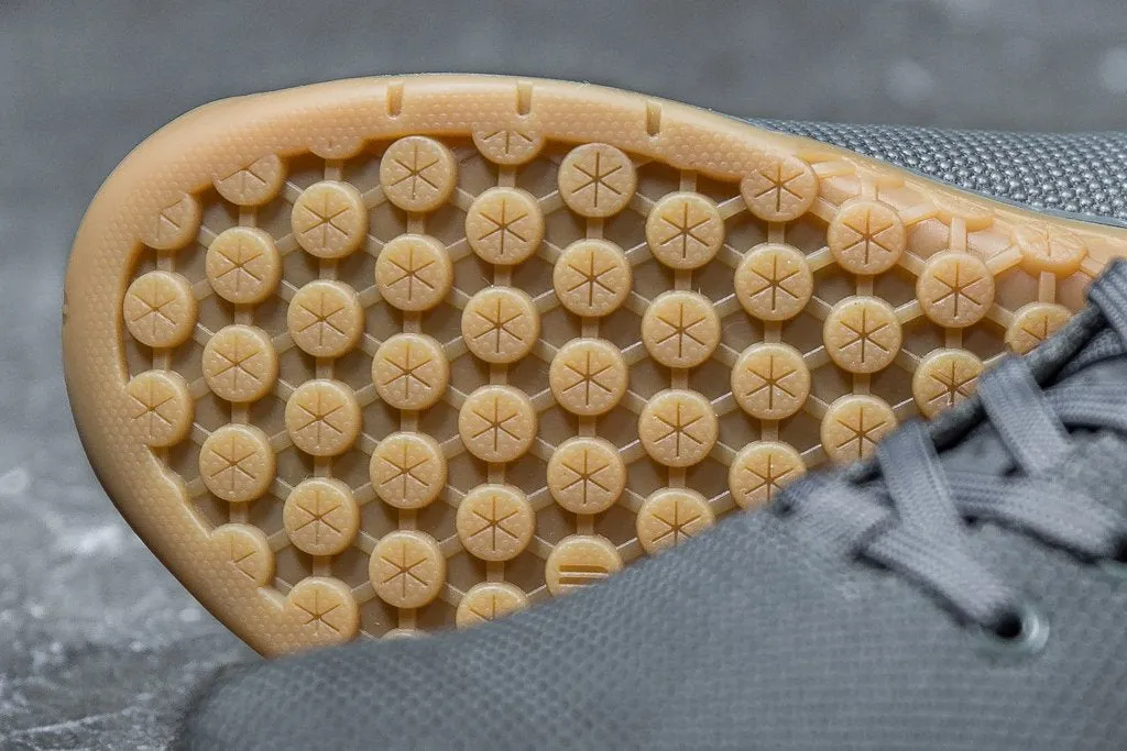 HIGH-TOP DARK GREY GUM TRAINER (WOMEN'S)