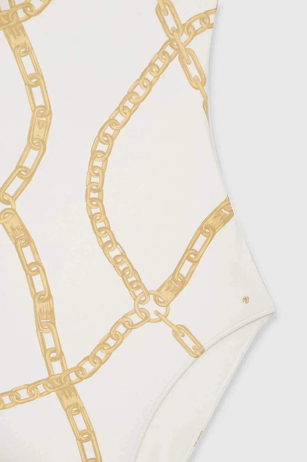 Jace One Piece Cream And Tan Link Print