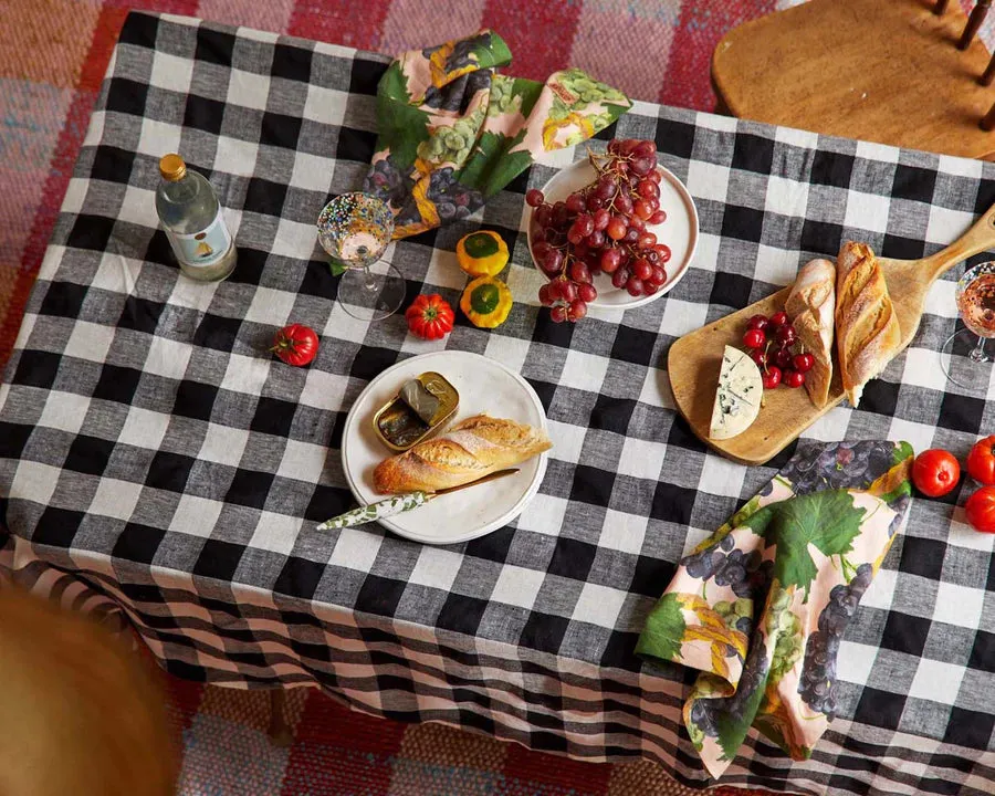 KIP & CO Linen Napkin Set 4 THE VINE