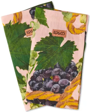 KIP & CO Linen Napkin Set 4 THE VINE