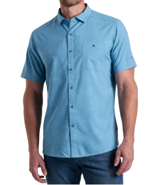 Kuhl Mens Blue Chalk Persuadr SS Shirt