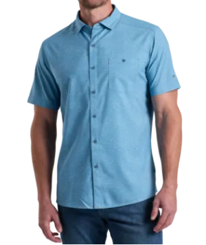 Kuhl Mens Blue Chalk Persuadr SS Shirt