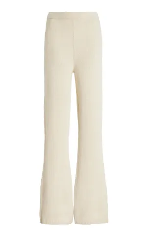 Ornston Knit Pant in Ivory Cashmere
