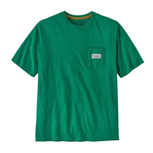 Patagonia Water People Organic Pocket Tee Gather Green