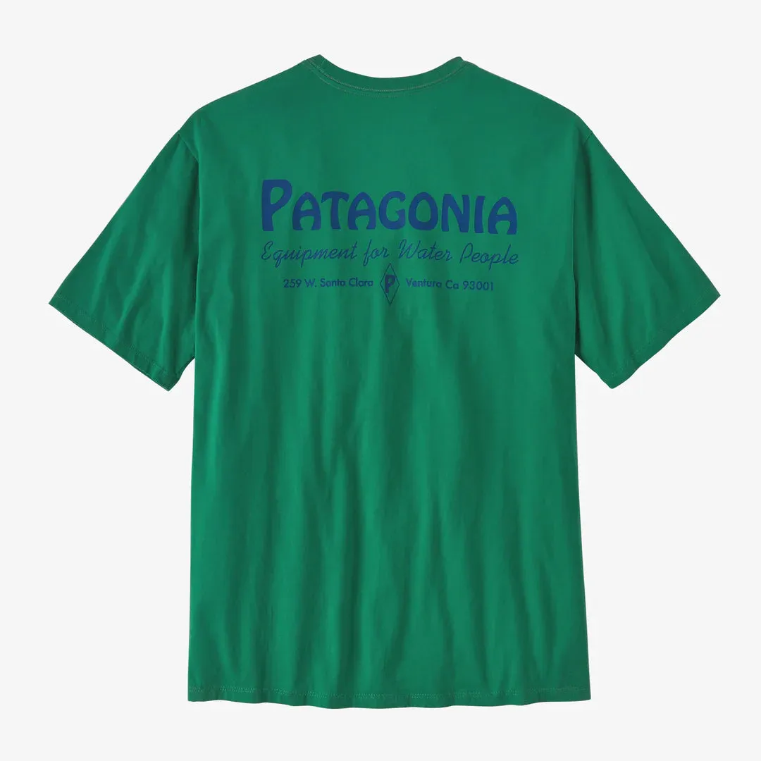 Patagonia Water People Organic Pocket Tee Gather Green