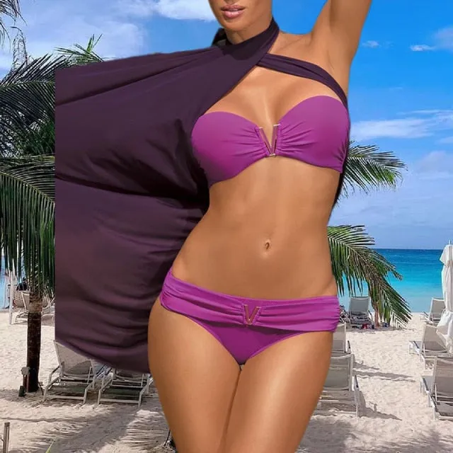 push up bikini set