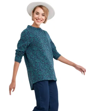 Women's Shore Sighting Reversible Top in Blue