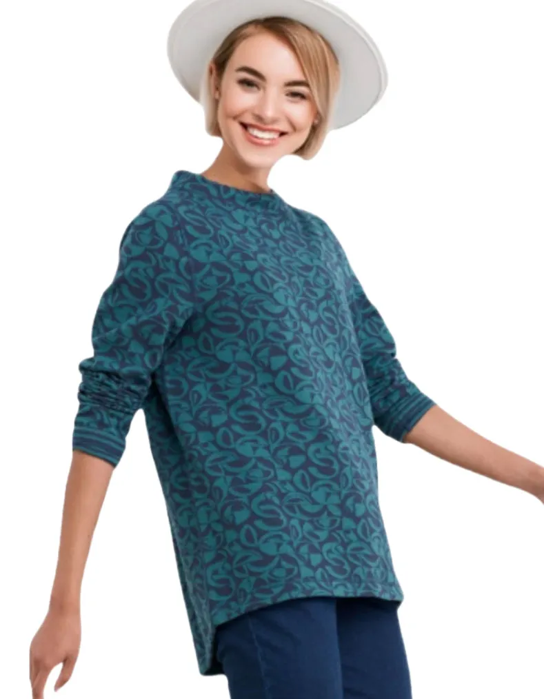 Women's Shore Sighting Reversible Top in Blue