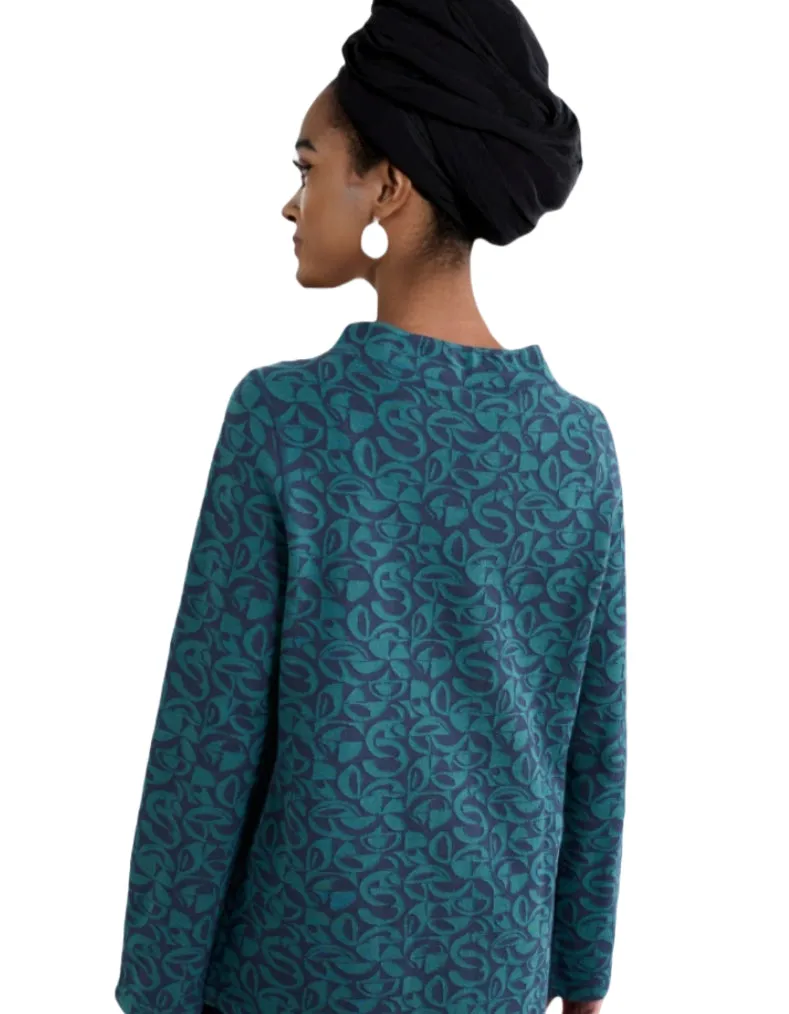 Women's Shore Sighting Reversible Top in Blue