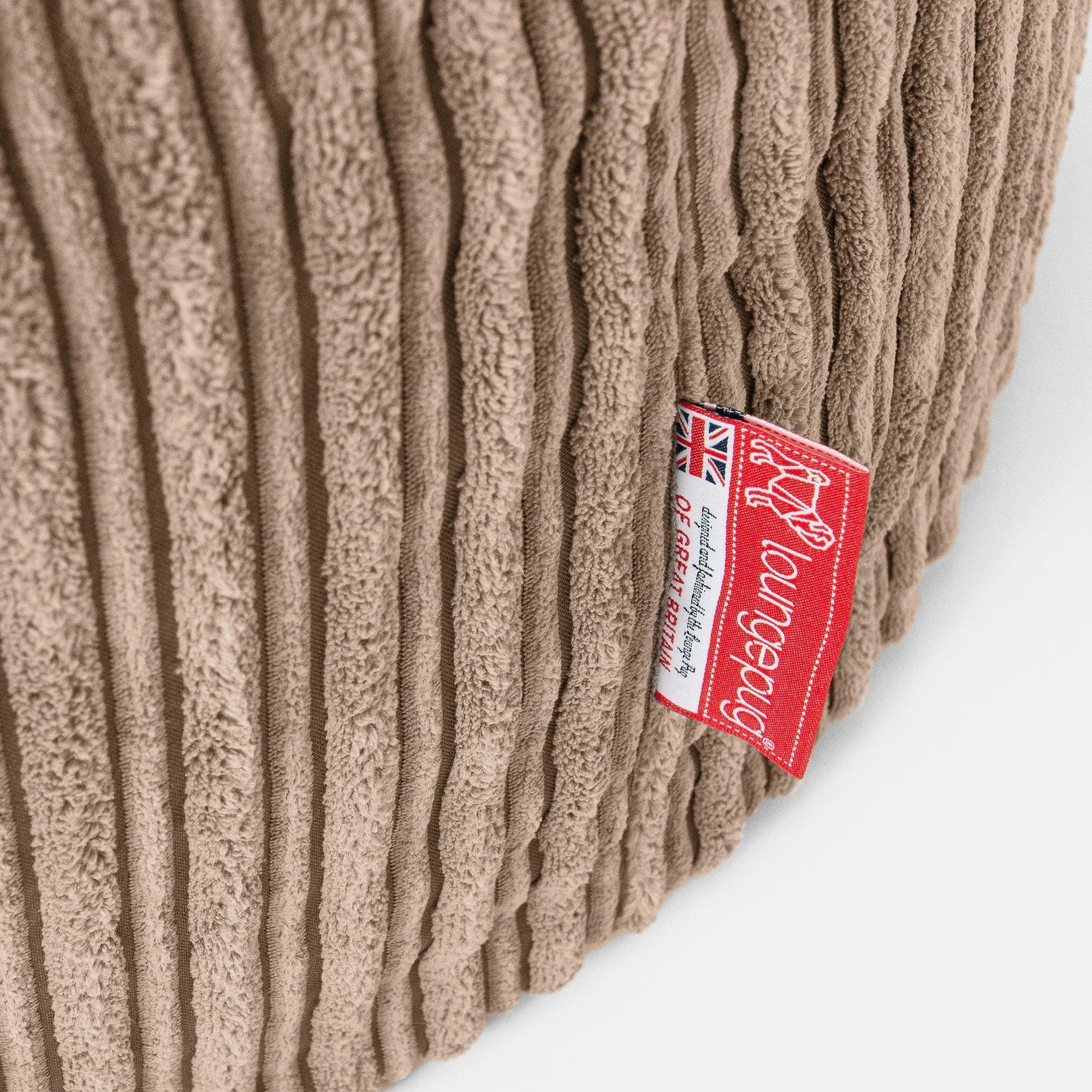 XXL Cuddle Cushion - Cord Sand