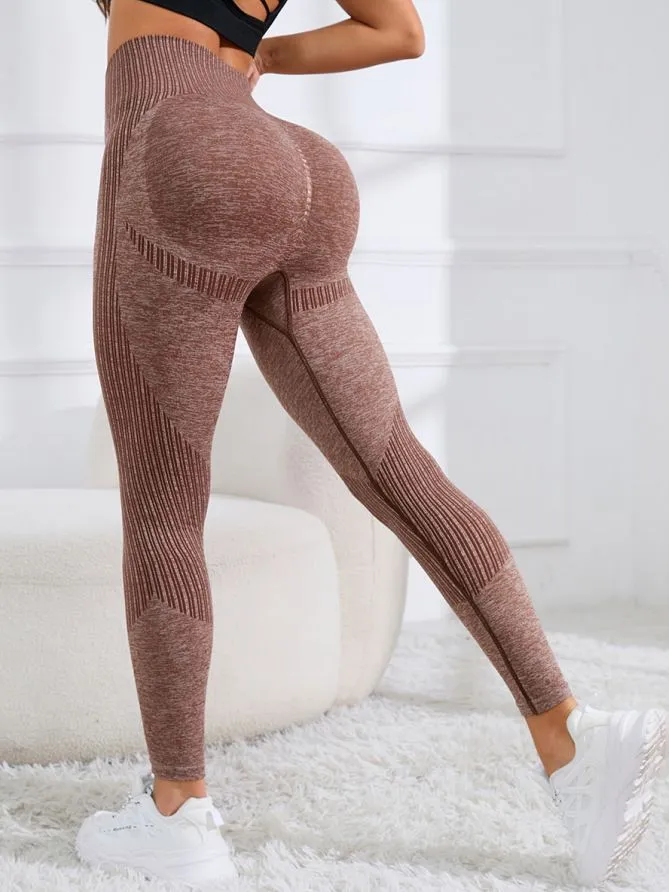 ZASUWA Female Faux Denim Quick Dry High-waisted Push Up Design Leggings