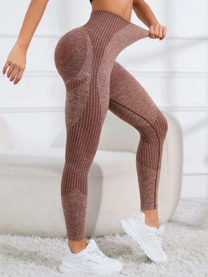 ZASUWA Female Faux Denim Quick Dry High-waisted Push Up Design Leggings