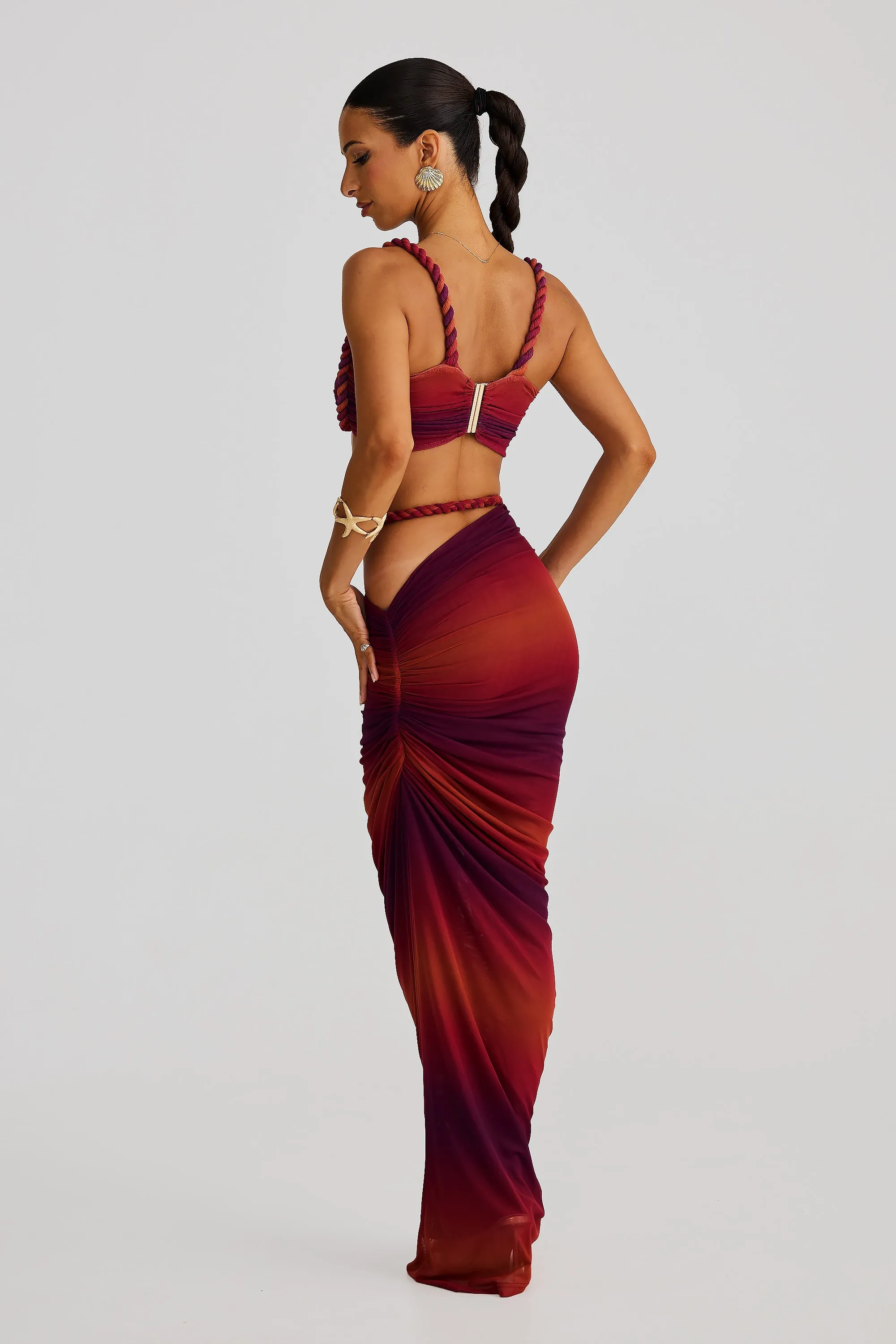 Zenaya Skirt - Sunset Ombre